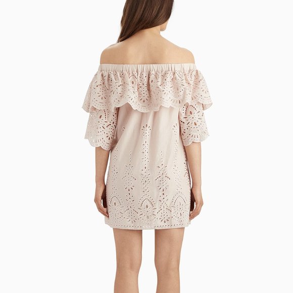 Parker Cathy Eyelet Off-the-Shoulder Dress - Picture 9 of 9